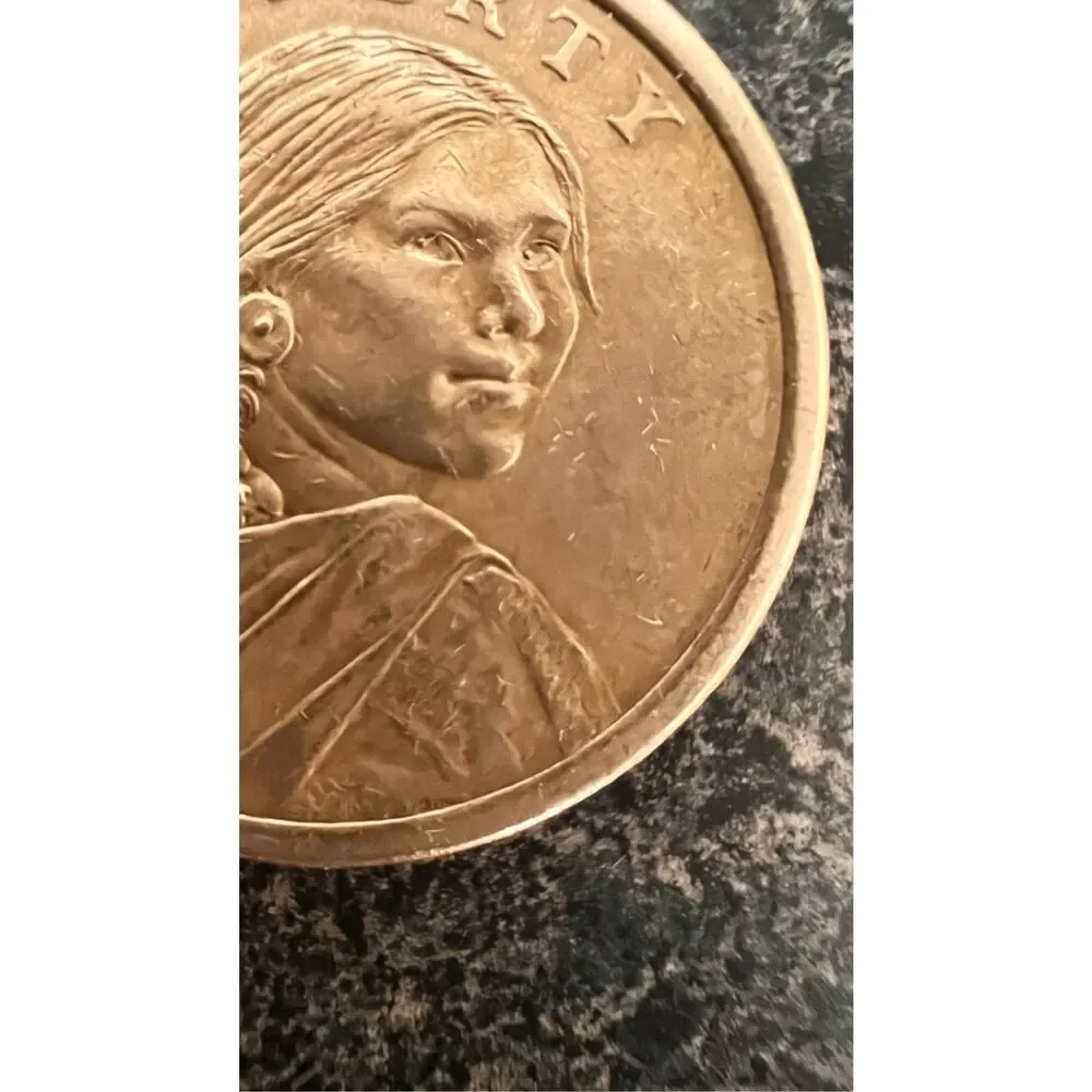2010 D Rare Wampanoag Treaty of 1621 Native American & Sacagawea dollar coin